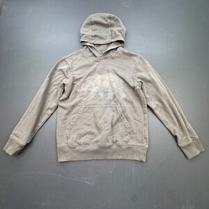 The North Face Youth Kids Unisex Gray Bear Hoodie Size 10/12 Pullover Sweatshirt